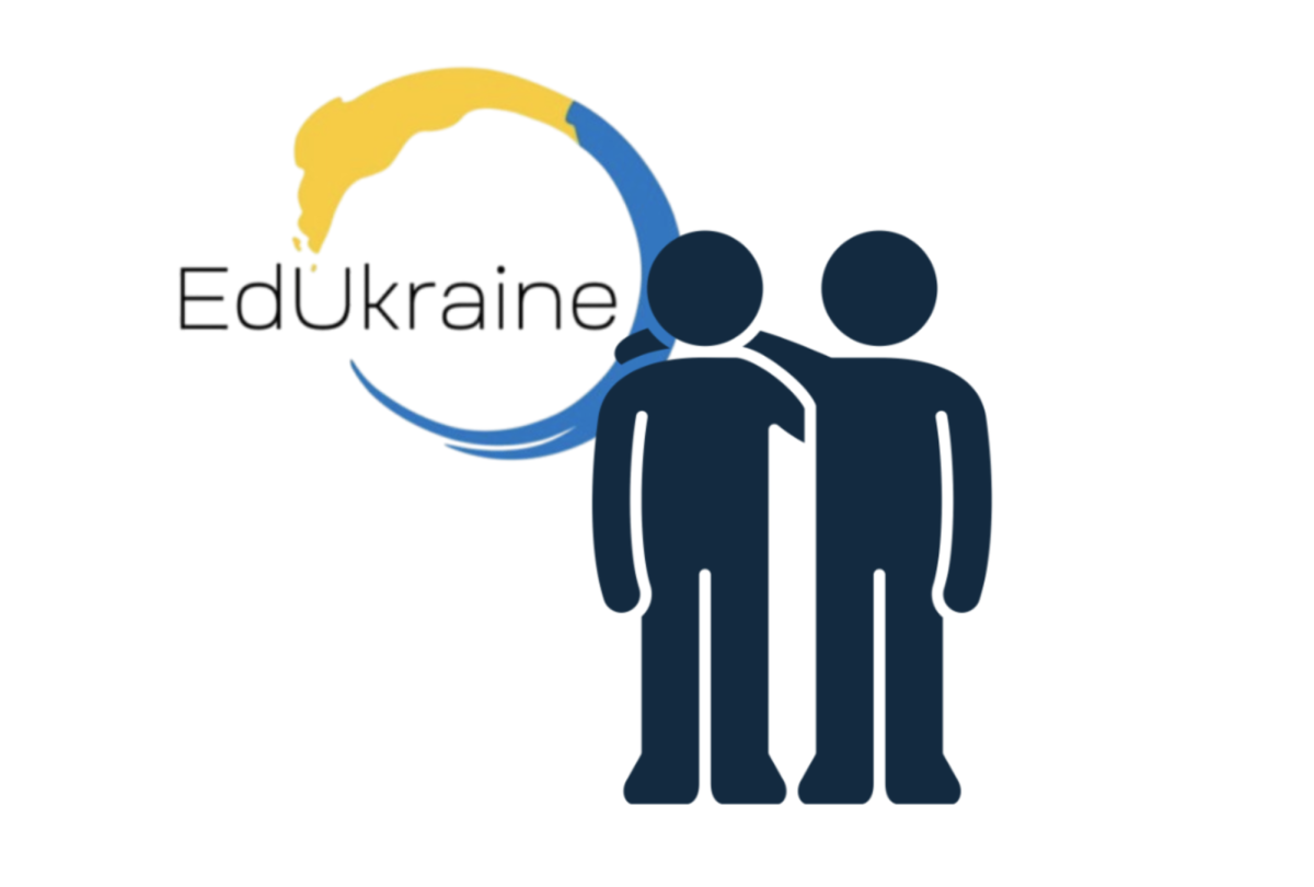 Graphic interpreting the EdUkraine logo